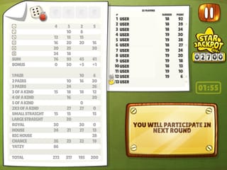 Yatzy screenshot