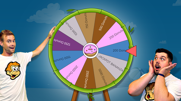Playandwin LIVE - Donuts on the Wheel of  Fortune