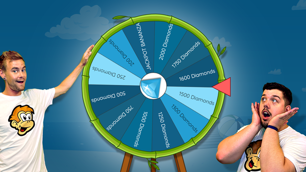 Playandwin LIVE VIP - Mathias spins Diamonds on the Wheel of Fortune