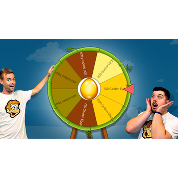 Playandwin LIVE - Golden eggs on the Wheel of  Fortune
